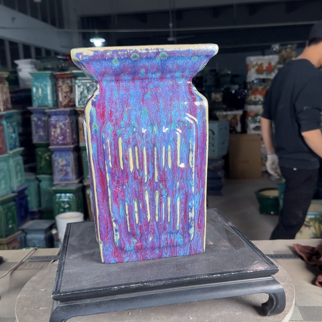 一风堂石湾花盆。微瑕