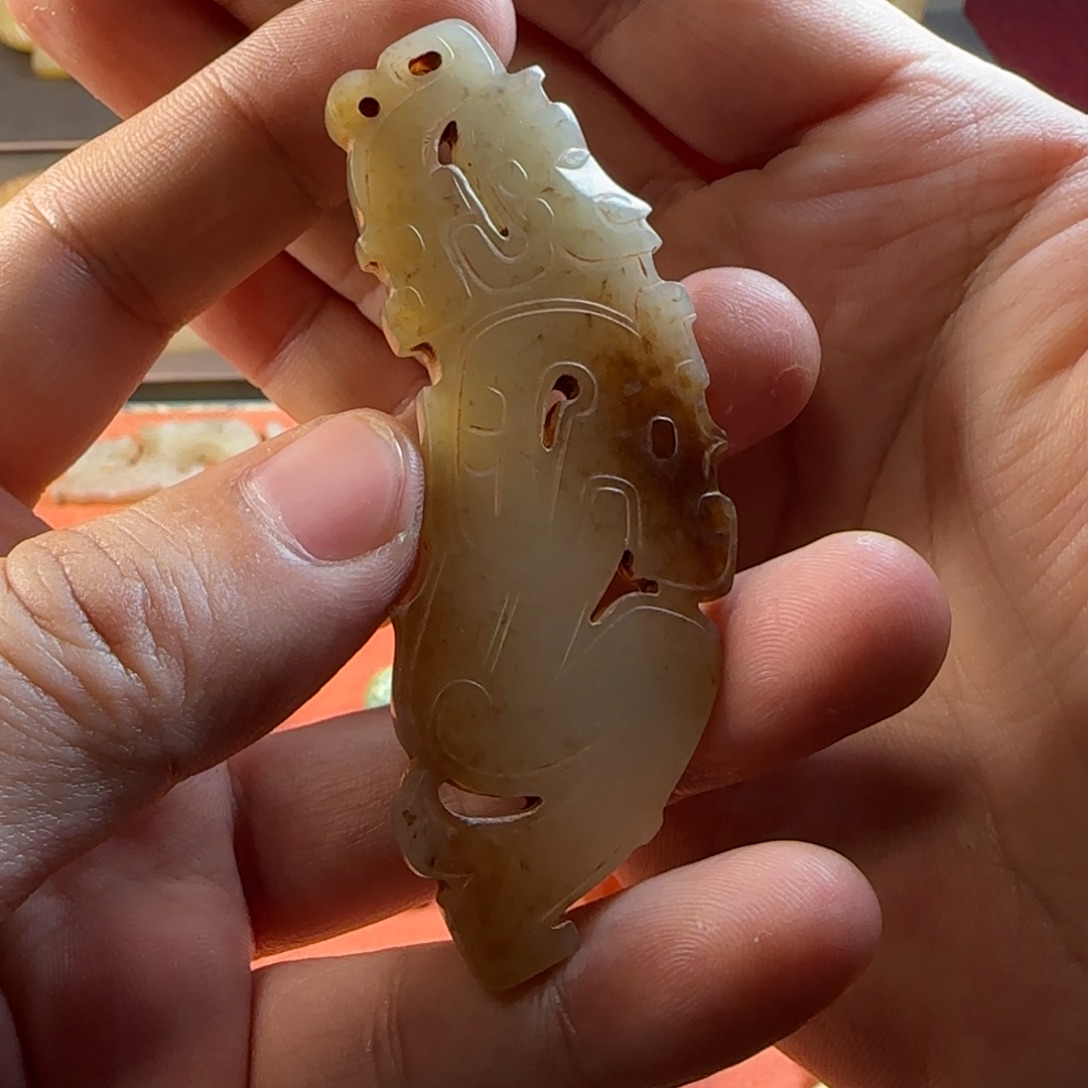 醉***亭和田玉（糖玉）未镶嵌挂件