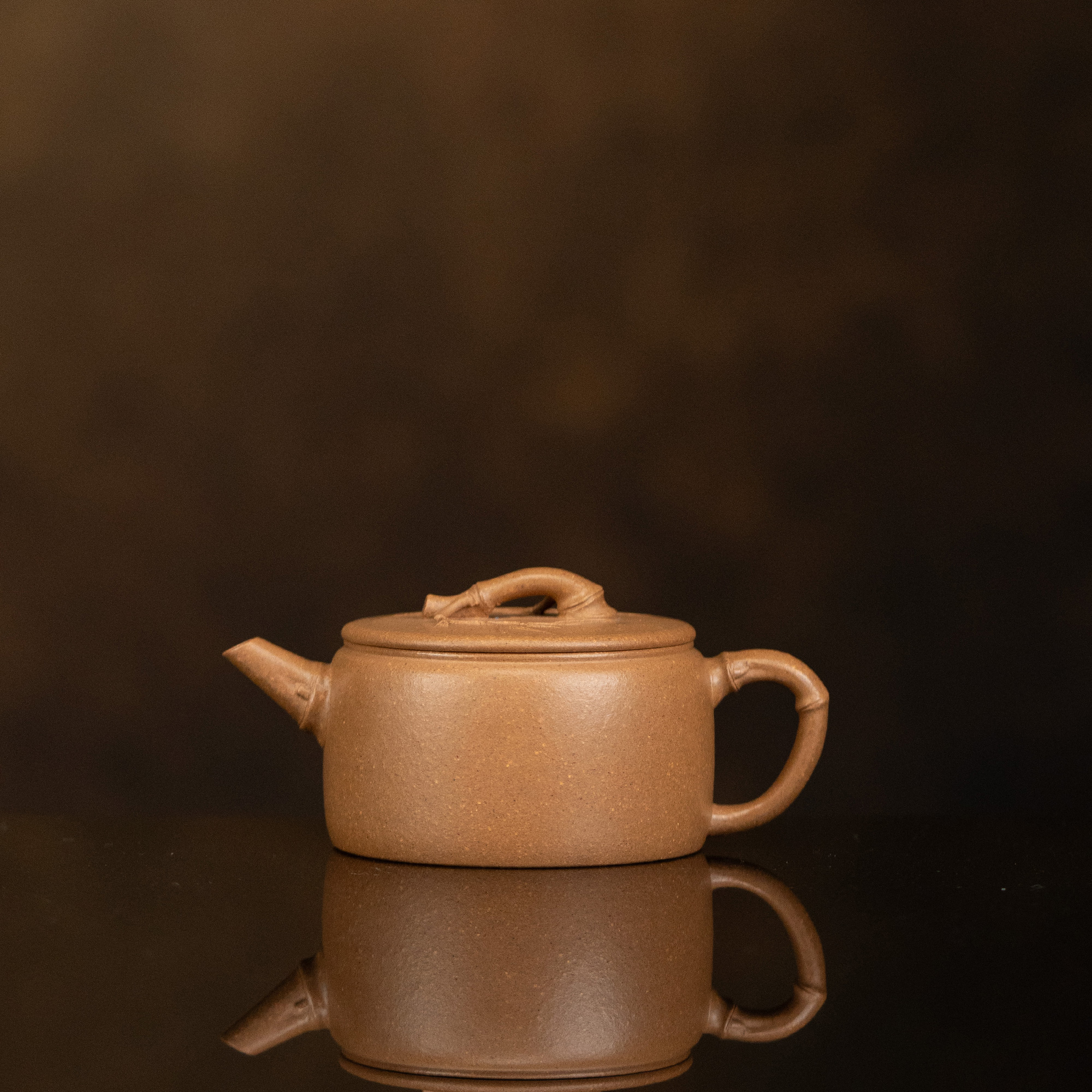 【利贞｜竹节汉瓦】原矿段泥约120cc手工制宜兴茶壶茶具THF