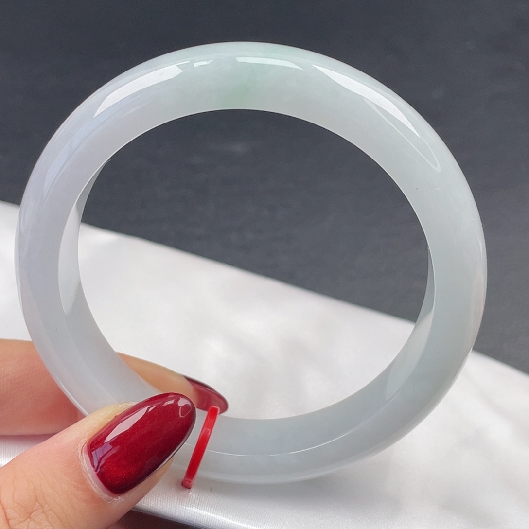 翡翠未镶嵌手镯61圈口