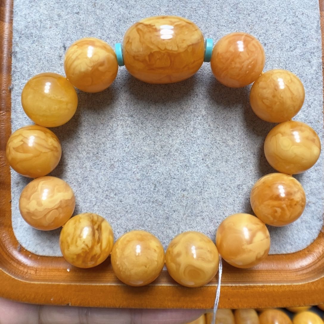 蜜蜡手串未镶嵌蜜蜡