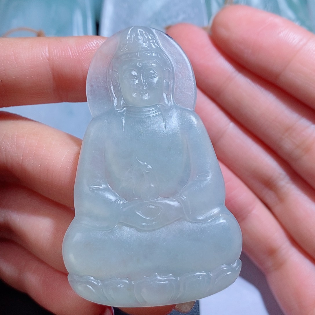 定制翡翠未镶嵌毛货不支持退货下单需确认抛光