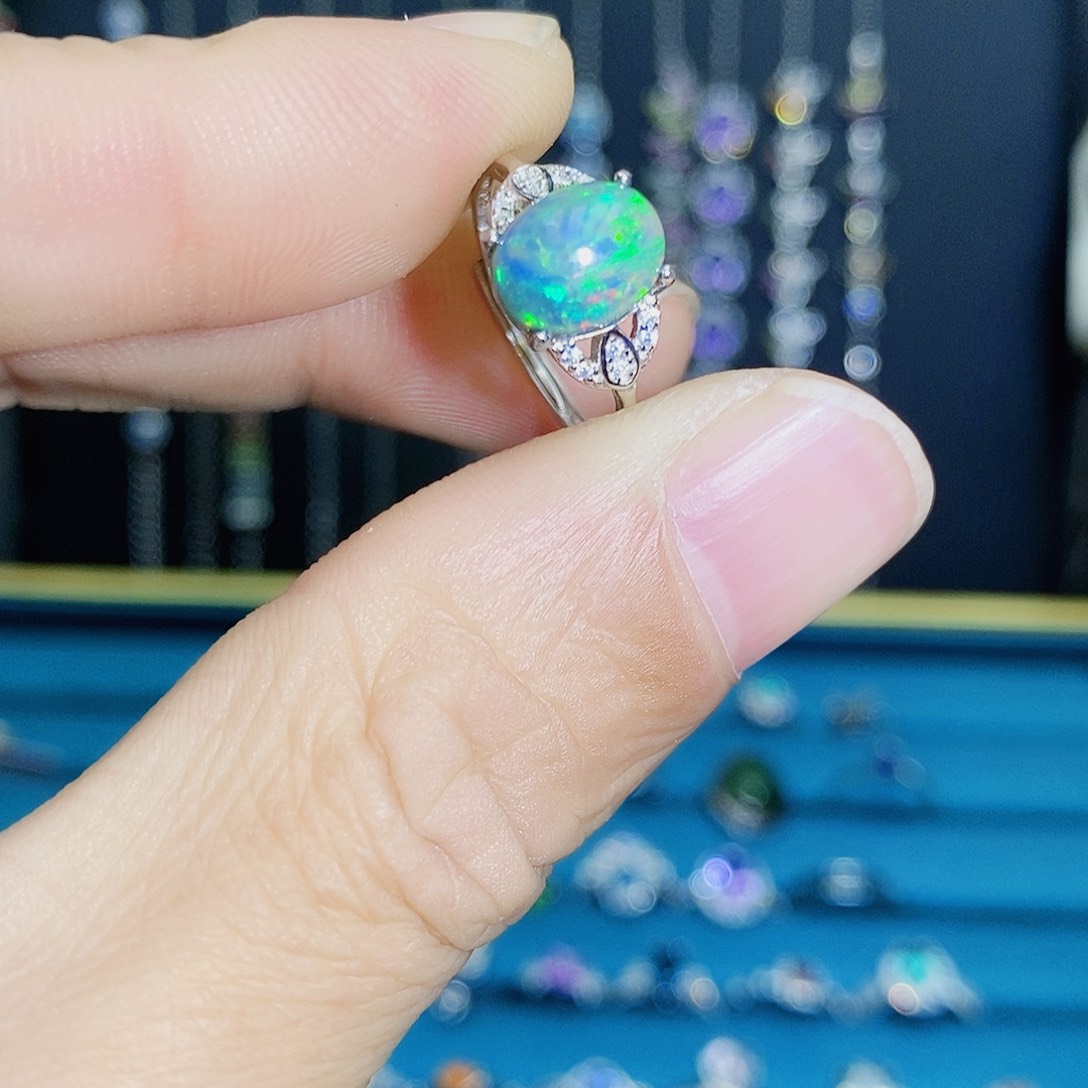 紫晶珠宝半成品银S925镶嵌