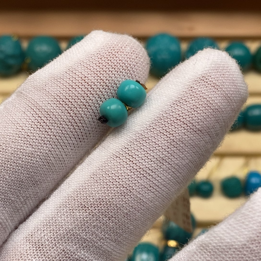 绿松石未镶嵌珠宝奇石179/5.5mm