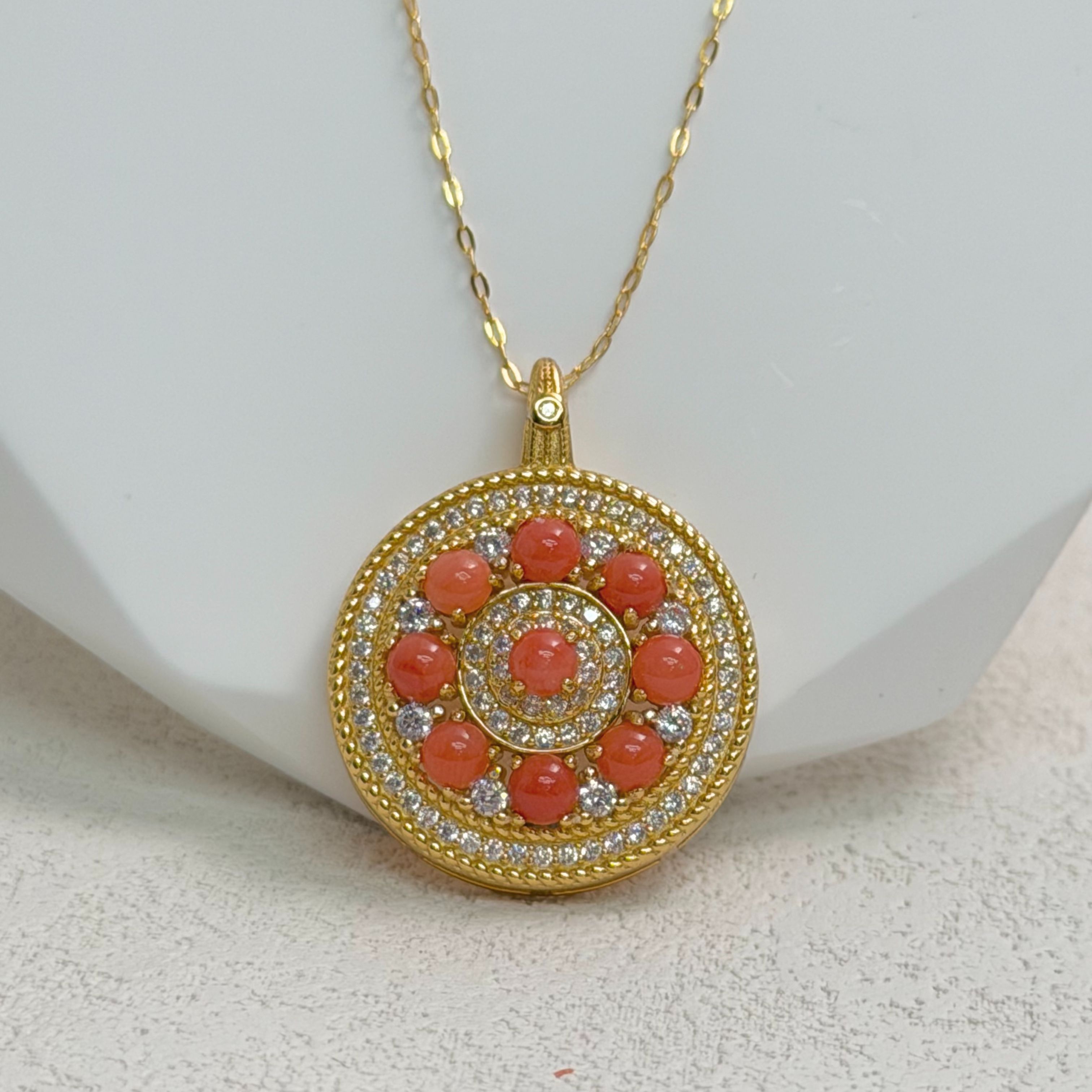 宝岛QL珊瑚 天然珊瑚 多样性发货 红珊瑚圆珠吊坠/29001364