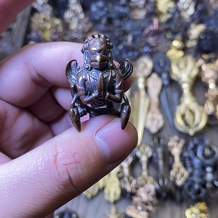 藏传文玩老料大鹏鸟