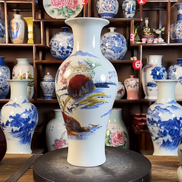 陶瓷景德镇陶瓷赏瓶