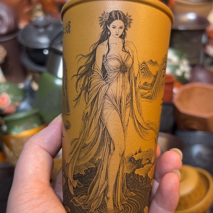 茶杯紫砂宜兴紫砂主人杯