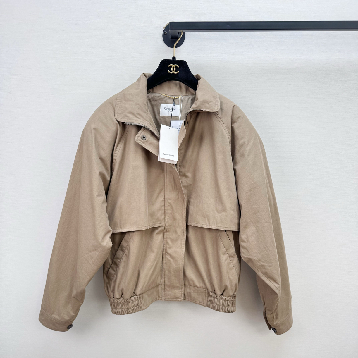 未使用 YSL/圣罗兰 全新25新款夹克外套34码 胸围126 衣长63