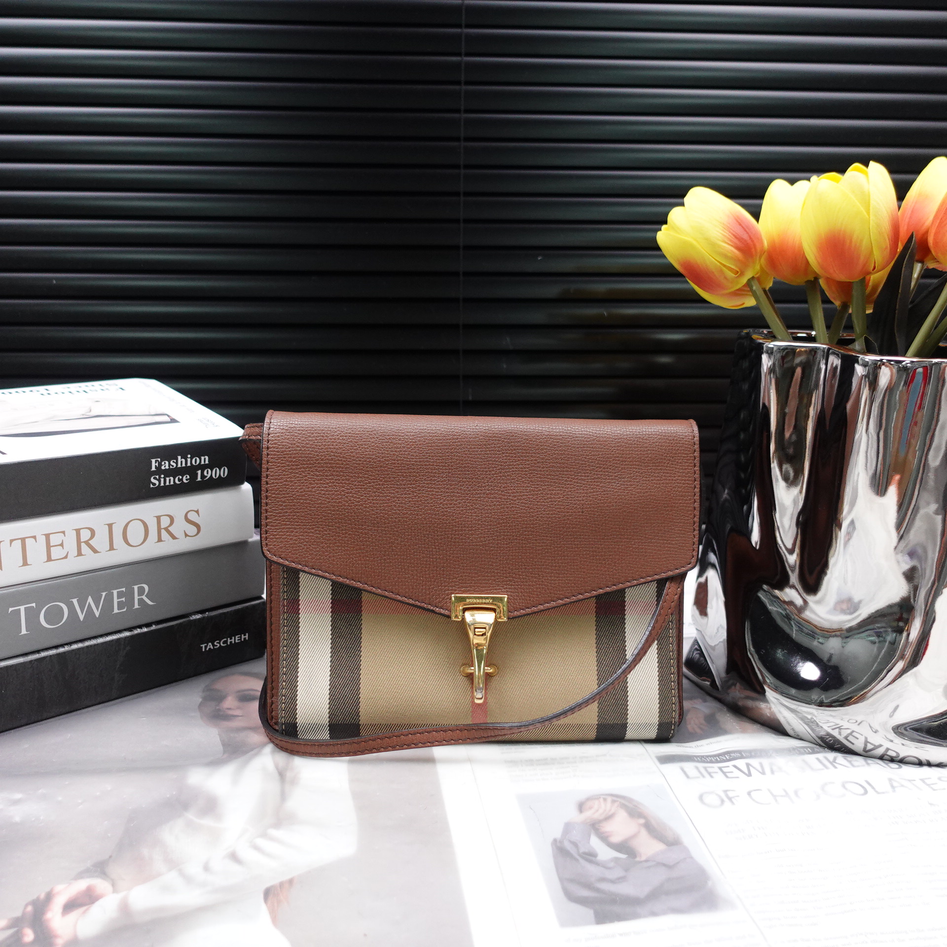 95新 BURBERRY/博柏利 单肩包/T10300956