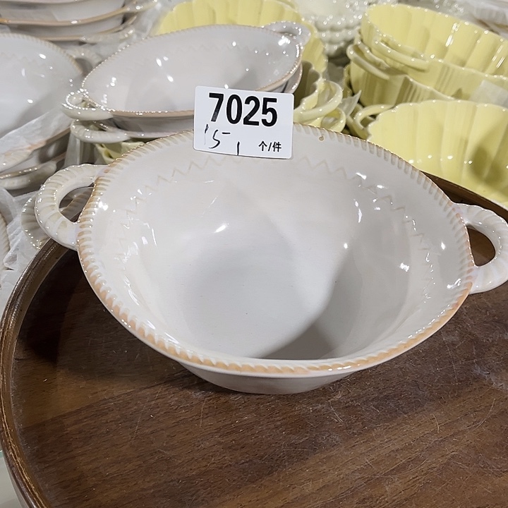 瓷微瑕外贸餐具7025