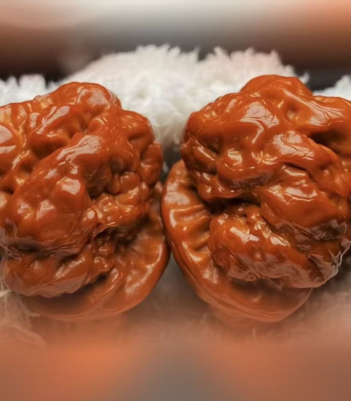 （直播间选购价格）文玩核桃蛤蟆头四座楼霸王龙南疆石