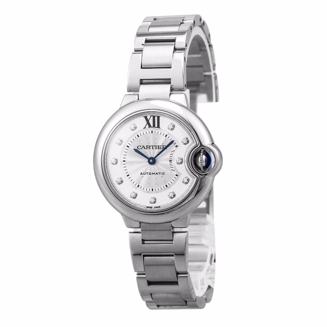 99新 Cartier/卡地亚 麦麦推荐 蓝气球WE902074机械33mm表径女表