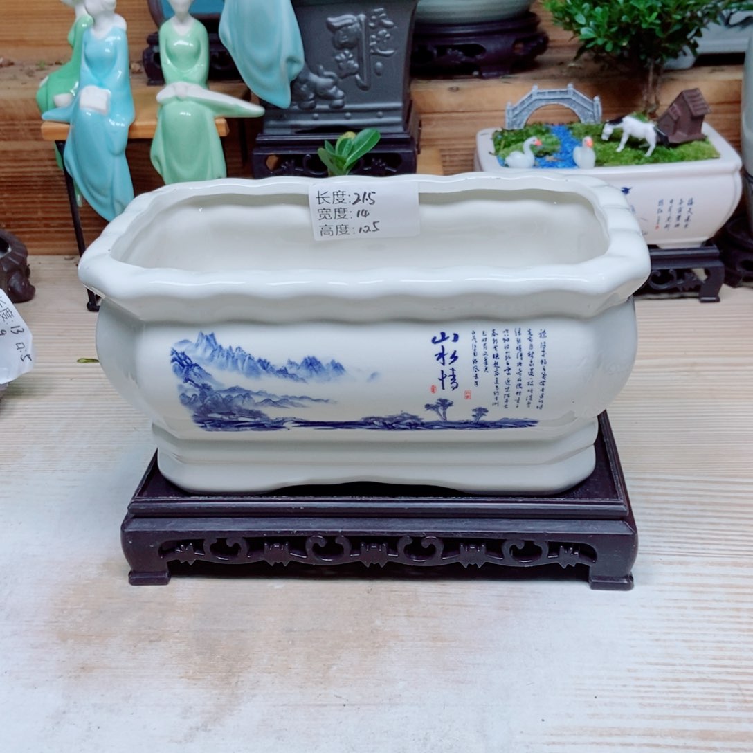 瓷片陶瓷花盆陶瓷艺术