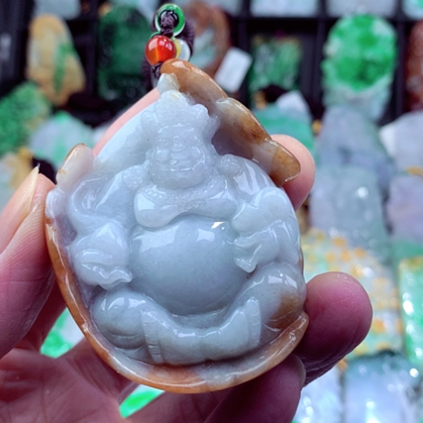 【闪购商品】翡翠颈饰未镶嵌挂件