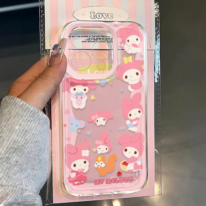 满屏美乐蒂适用iPhone16手机壳iPhone15防摔14可爱13个性12软壳11