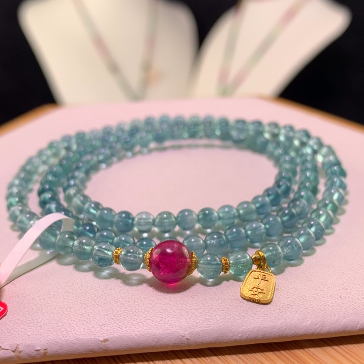 双色碧玺手链未镶嵌