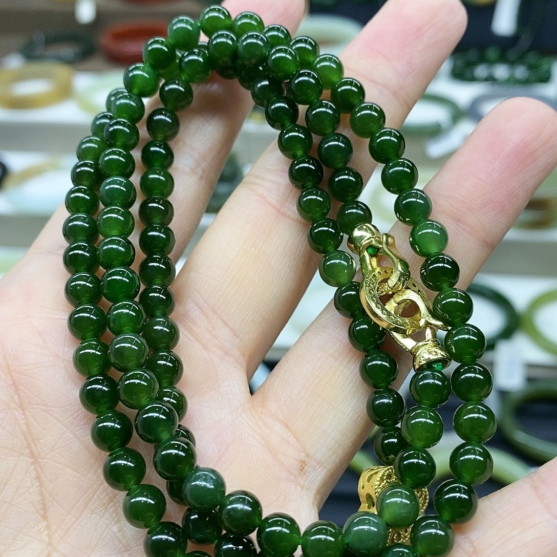 【闪购商品】和田玉（碧玉）未镶嵌颈饰