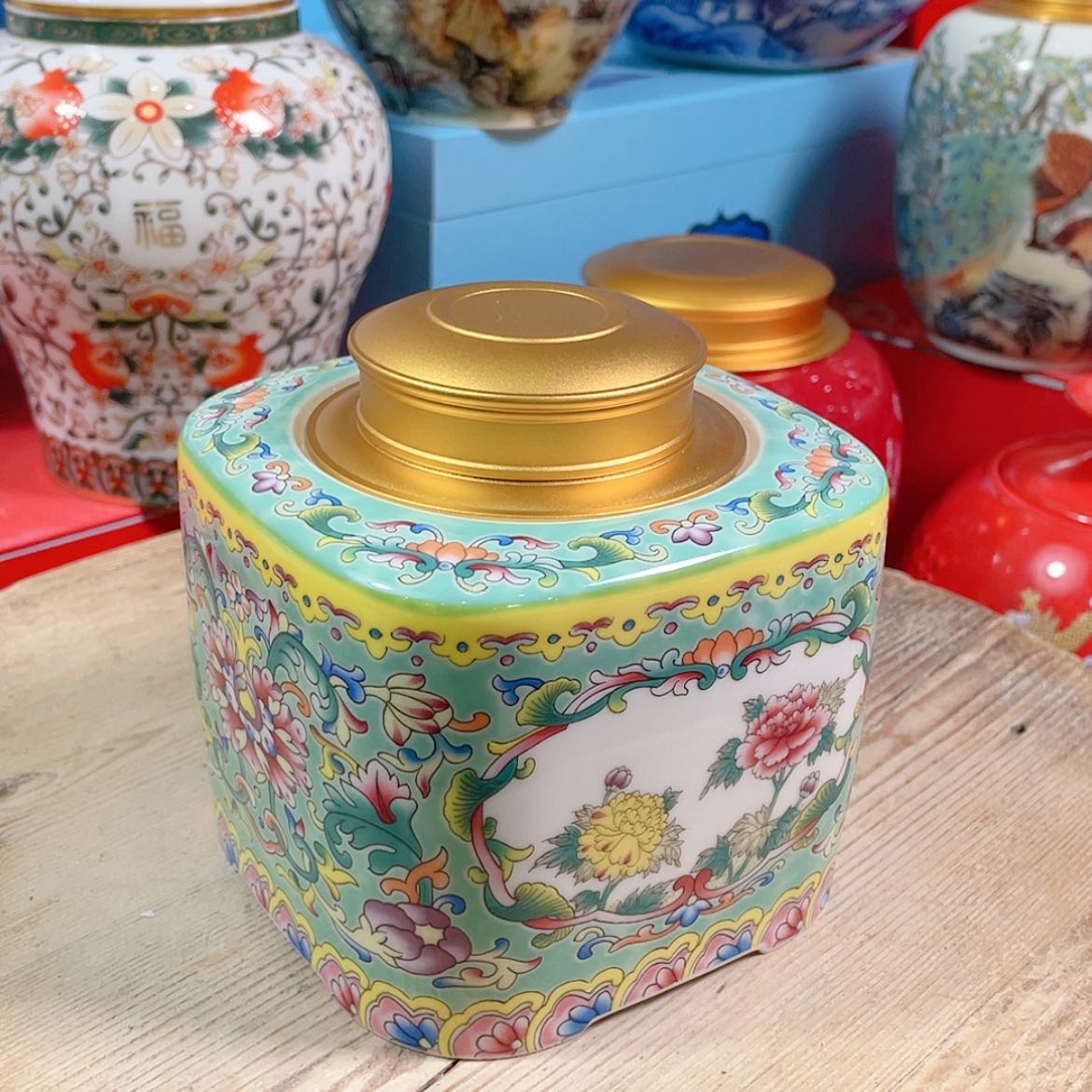 【闪购商品】罐陶瓷茶叶罐密封罐