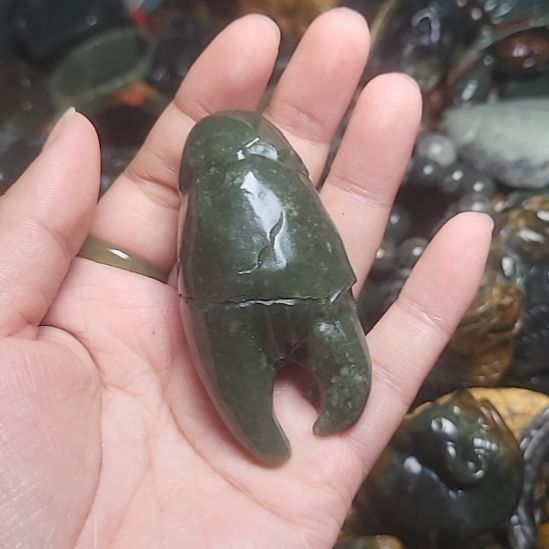 岫岩河磨玉（透闪石质玉）未镶嵌挂件