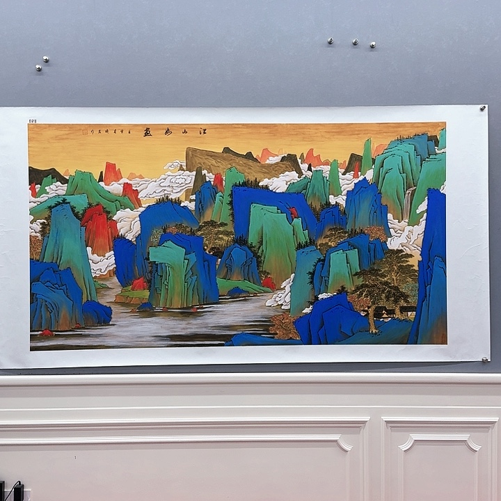 国画书法作品多次参加