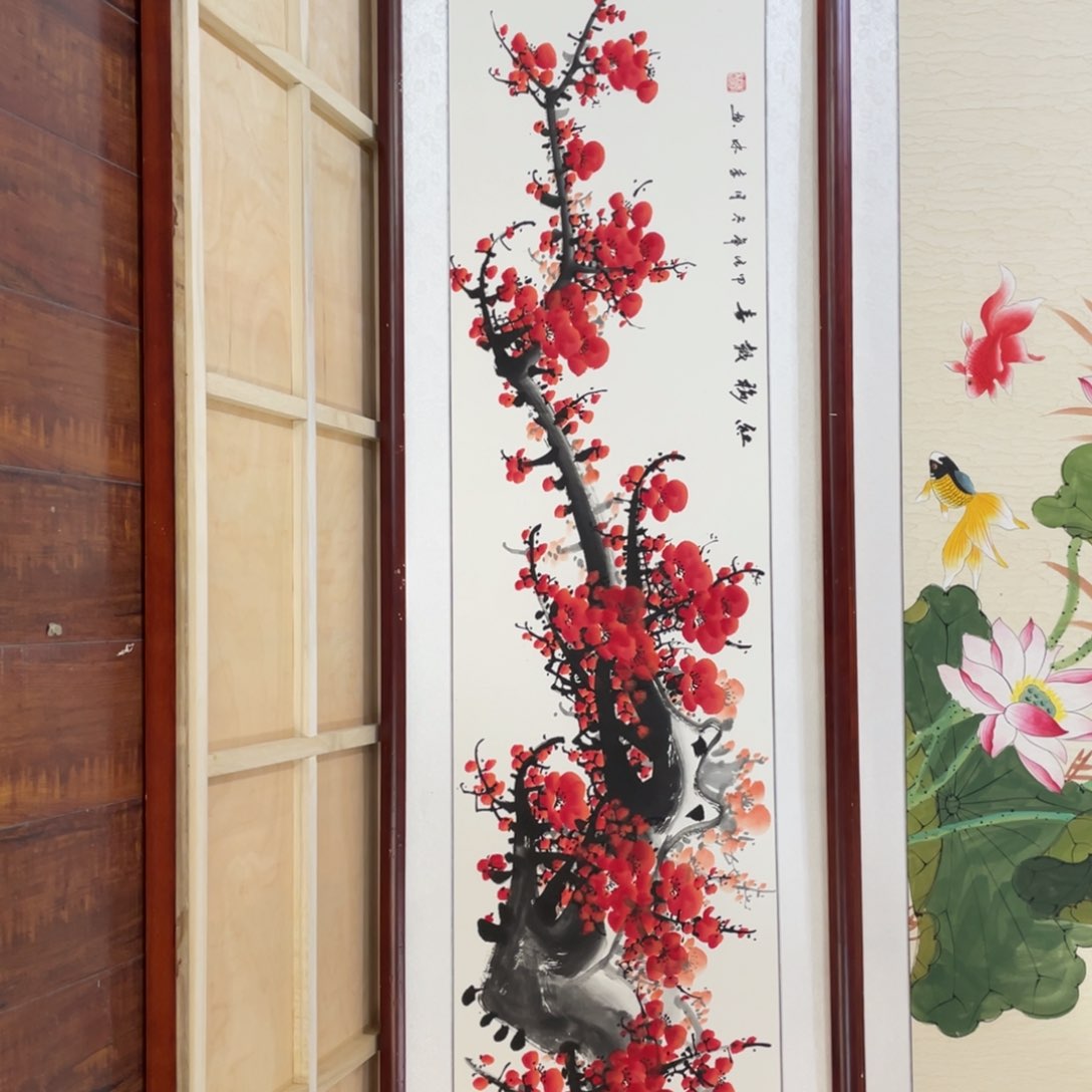 国画方*带框尺寸48*163厘米