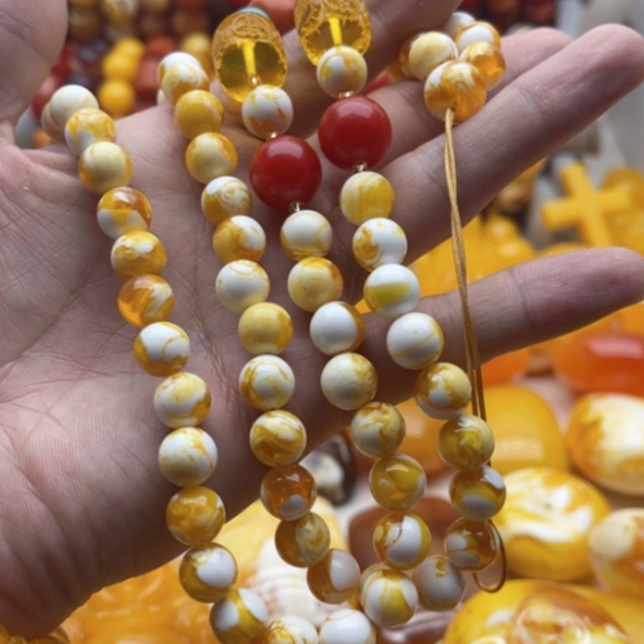 【闪购商品】蜜蜡颈饰未镶嵌蜜蜡项链