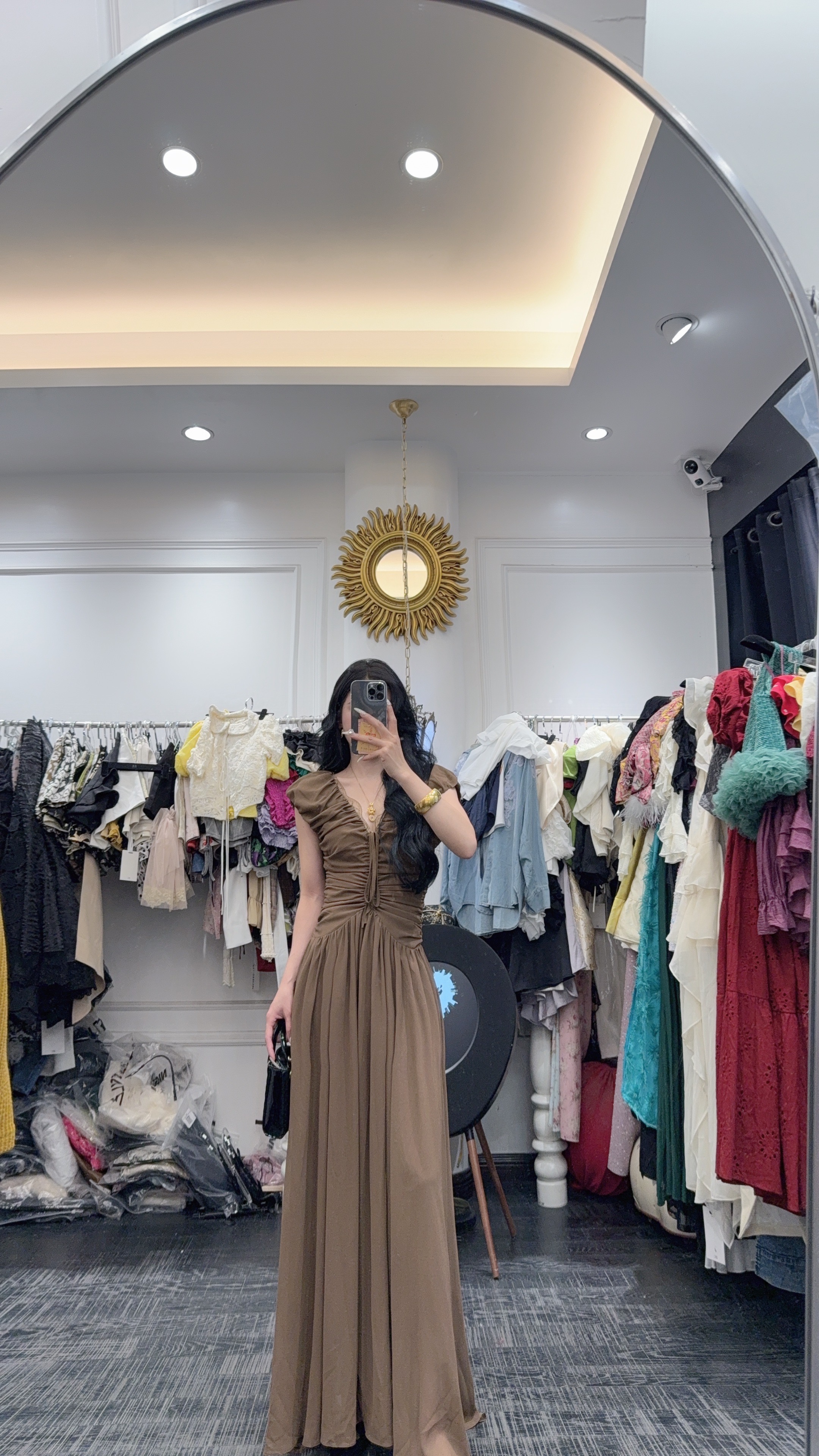 大气元（连衣裙）法式显瘦连衣裙