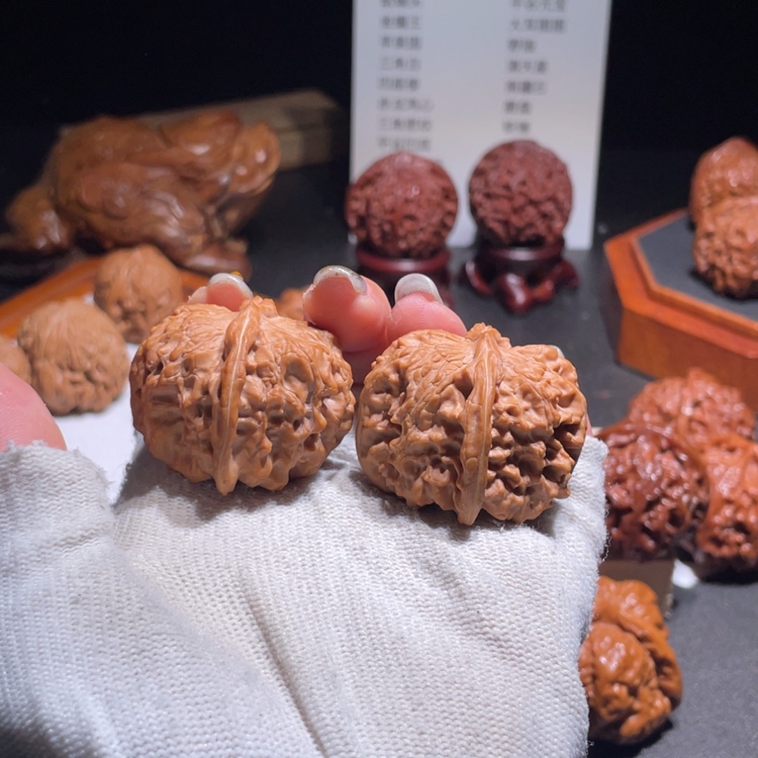 吊坠文玩核桃37.38.30蓟县红马蹄21816