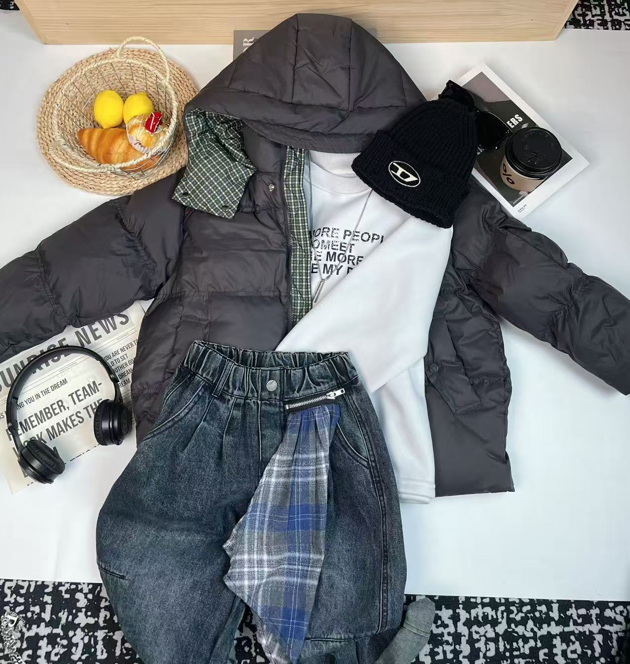 2026男童羽绒服三防耐脏冬季韩版羽绒拉链连帽