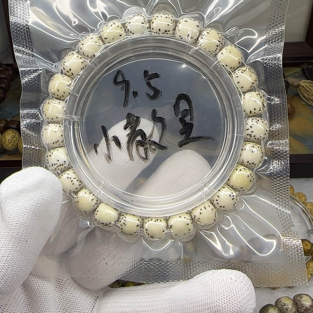 星月菩提手串卡9.5原生态同枝果