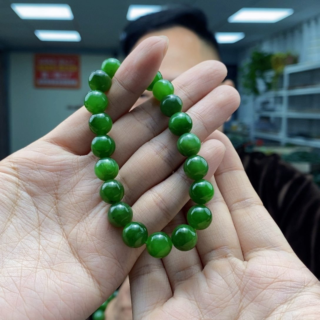 和田玉手串未镶嵌多样性发货 拍一发一