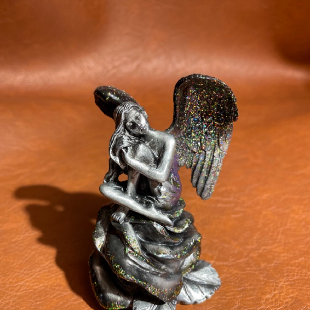 锡雕天使之翼摆件