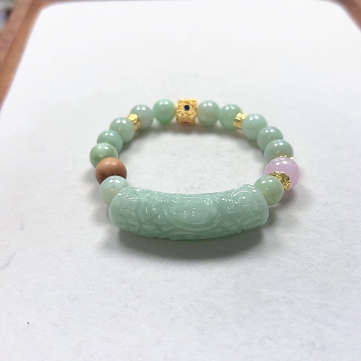未镶嵌手链翡翠手串