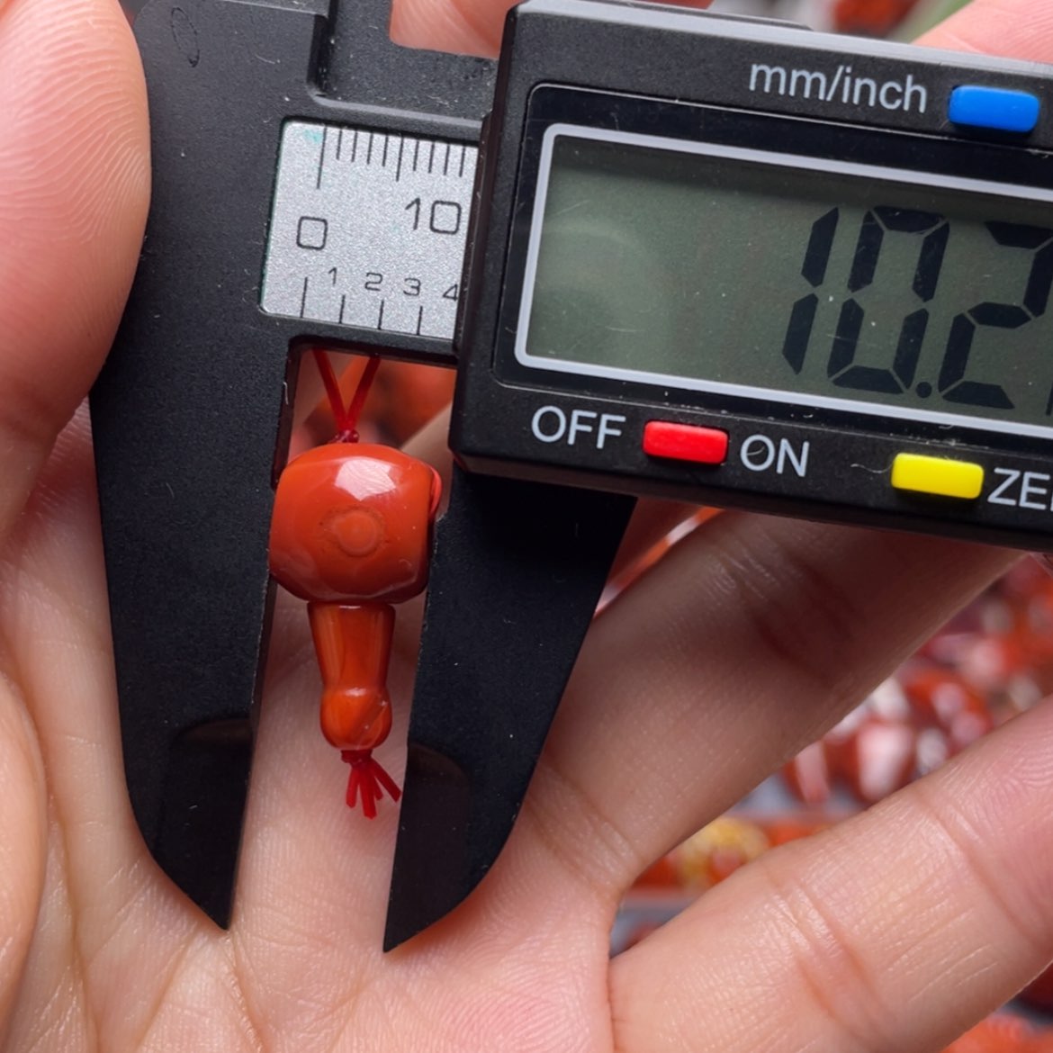 【闪购商品】南红玛瑙分体三通未镶嵌