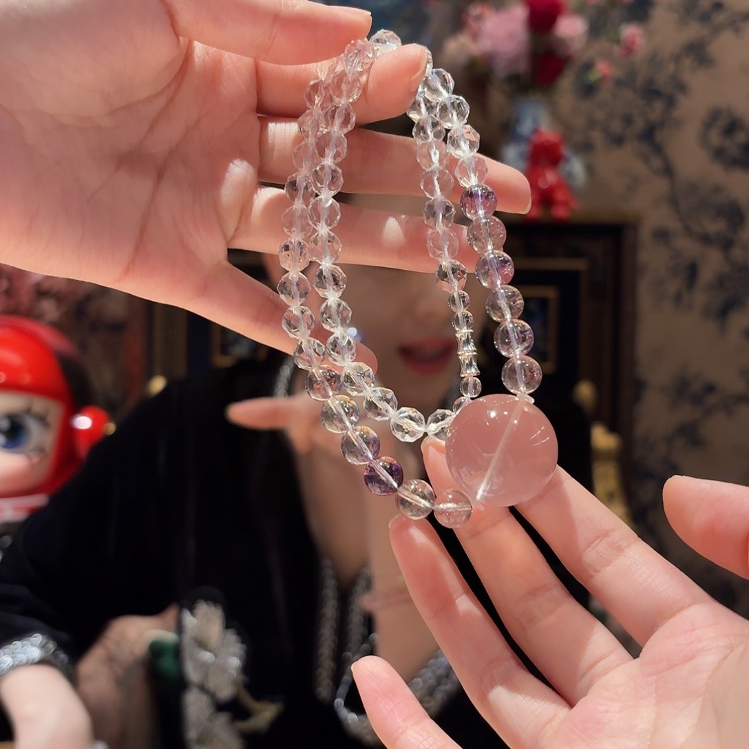 水晶手串未镶嵌颈饰