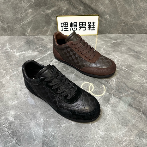 G四季新款百搭时尚休闲男鞋板鞋软底软面舒适男士男款真皮复古