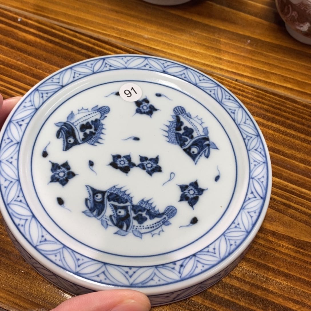 缸景德镇手工手绘陶瓷 大盖置