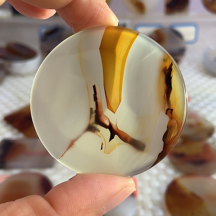 玛瑙/玉髓合金颈饰