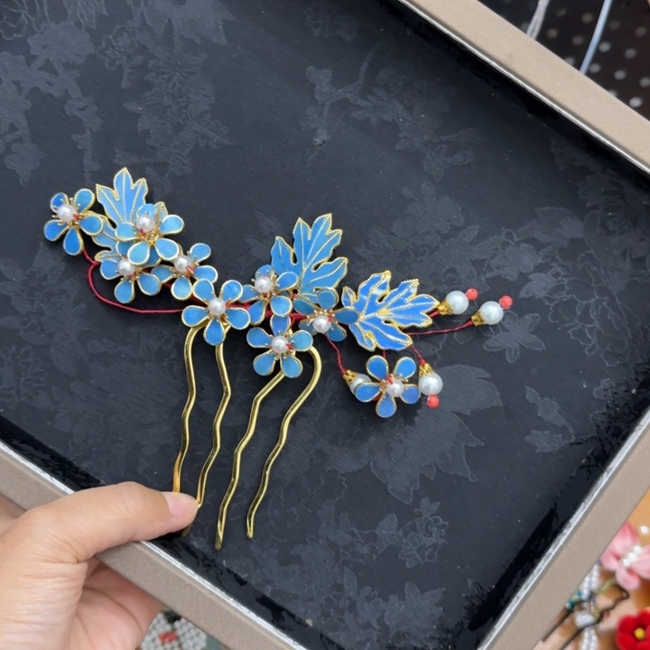 醋酸铁合金瑕疵鹅毛仿点翠