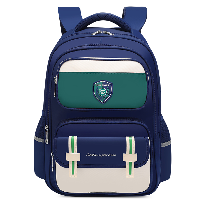 【阳光8点】 双肩透气减负书包男女生肩包时尚休闲书包英伦风22236