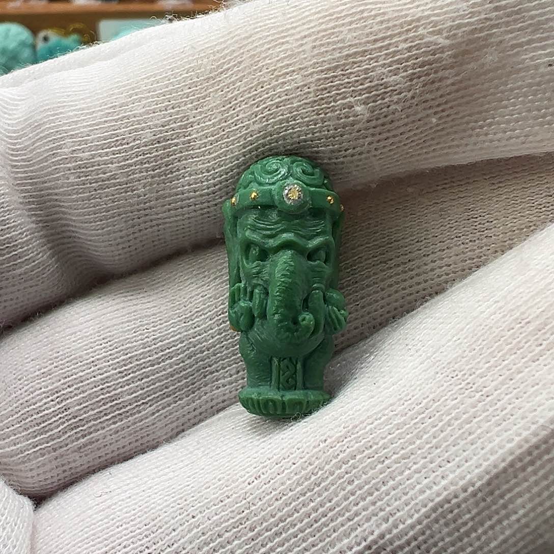 绿松石配饰18K金镶嵌