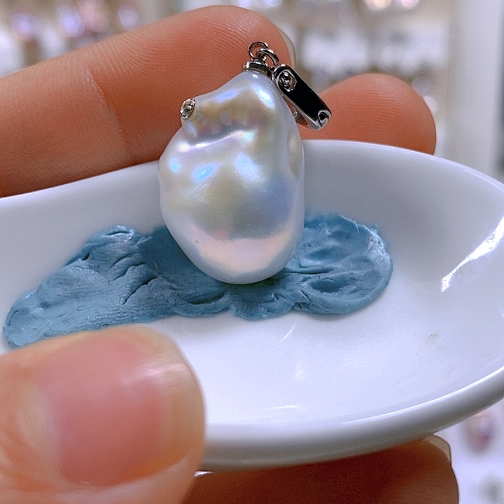 淡水珍珠颈饰合金