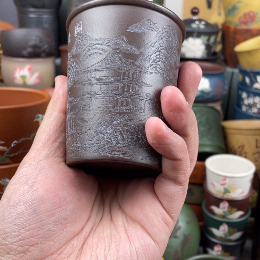 紫砂茶杯紫砂茶杯