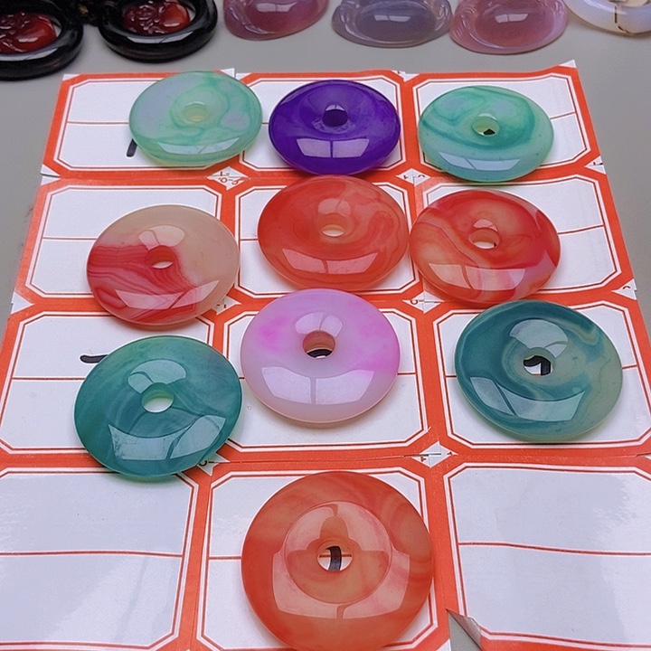 【闪购商品】未镶嵌玛瑙/玉髓珠宝半成品玉*子