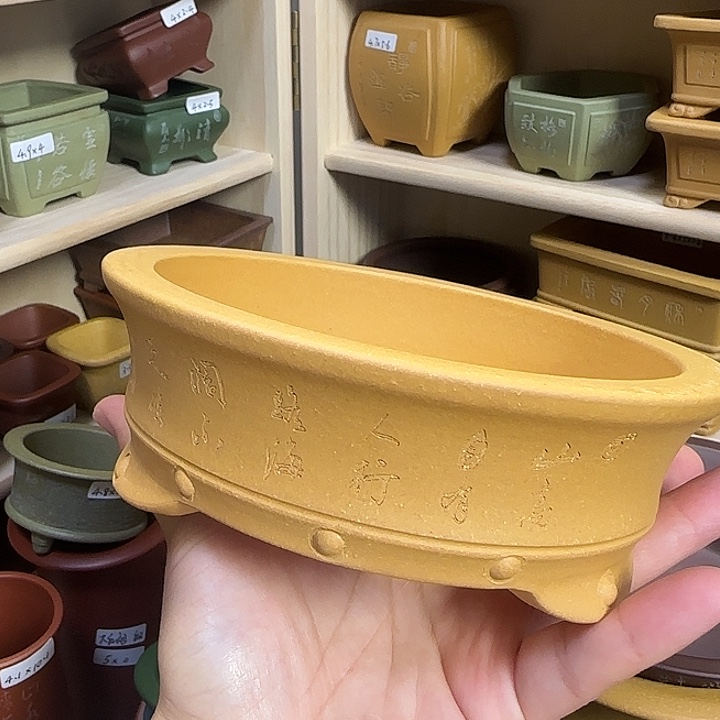 宜兴紫砂小花盆自产自销