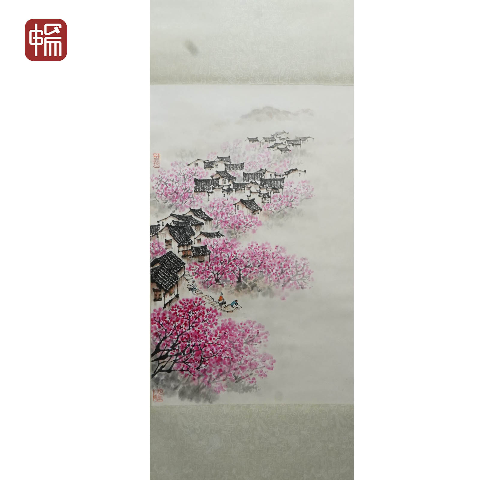 F1209 《江南春色入画图》67*45（2.71） 纸本立轴 YY