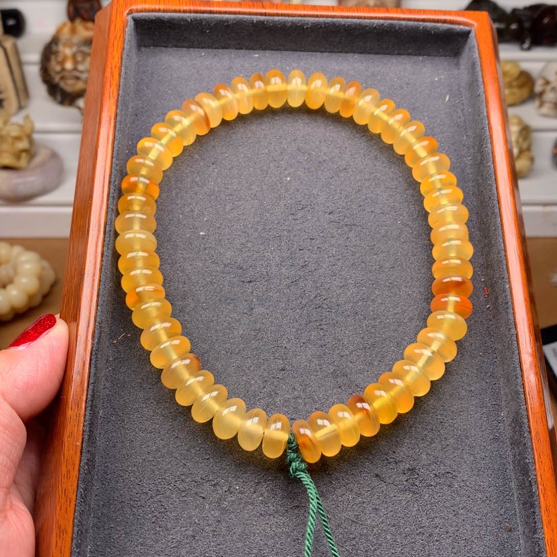 驼骨手串/手链天天都在盘  11羊角手持