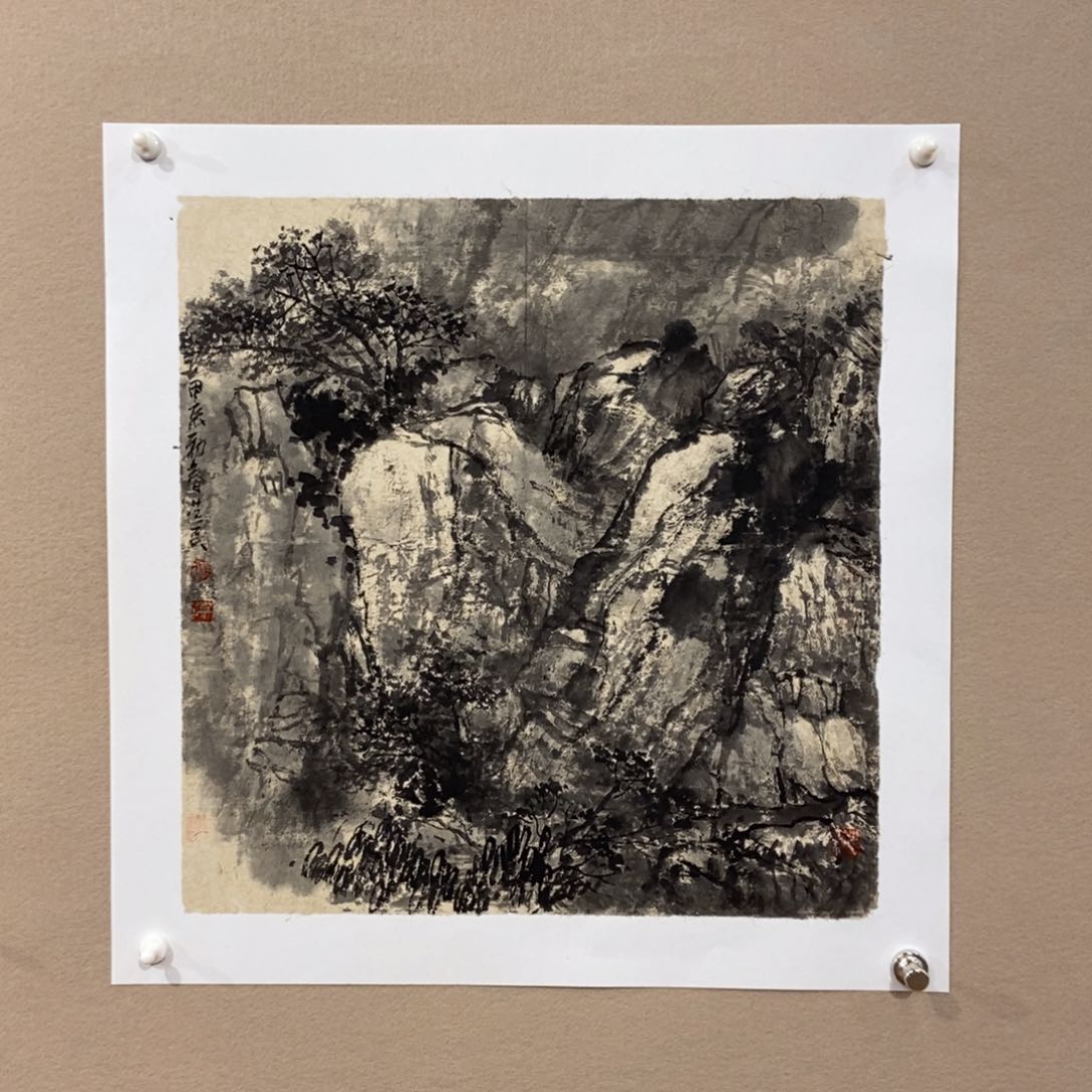 【闪购商品】国画独***雪墨鱼精品墨鱼精品
