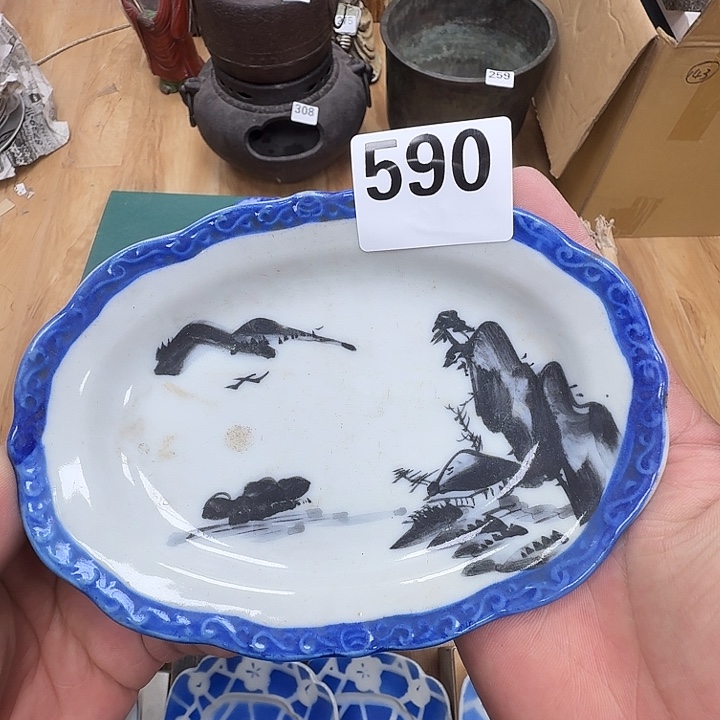 瓷片工艺品摆件瓷器摆件正能量